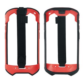 Protective Cover Bumper Case Rugged Boot with Hand Strap for Zebra TC51 TC510K TC52 TC56 TC57 (Red)