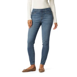 Levi Strauss Signature Gold Women's Totally Shaping Pull-on Skinny Jeans (Available in Plus Size), Sun Worshipper Signature, 14 Medium