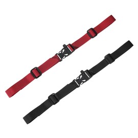 TIXIPEM Backpack Chest Strap [2PCS] - Adjustable Sternum Straps with Emergency Whistle Buckle Use for Backpack Replacement & Hiking - [Black & Pink] Chest Belt Hollow Quick Release Buckle