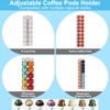 Adjustable K Cup Holder, Space Saving Coffee Pods Holder