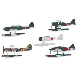 Pit Road 1/700 Skywave Series Japanese Navy Seaplane Set 1 Plastic Model S81 (Airplane)