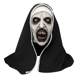 Máscara De Halloween Nun Nun De Cosplay Terror Mx