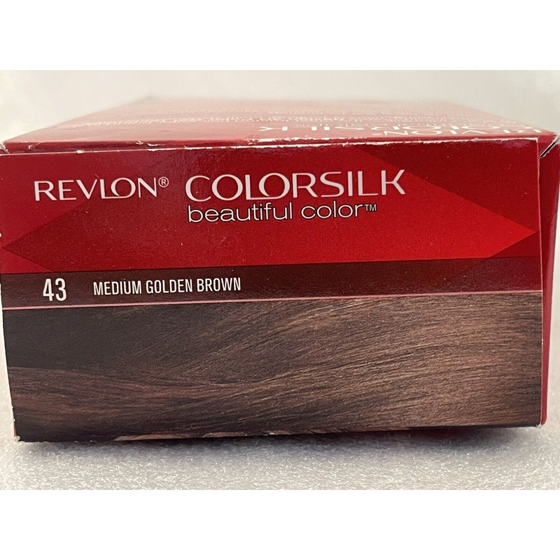 Revlon Colorsilk Permanent Hair Dye 100% Gray Coverage #43 Medium