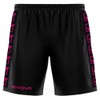 Givova Unisex Poly Band Cargos, Black/Fuchsia Fluo