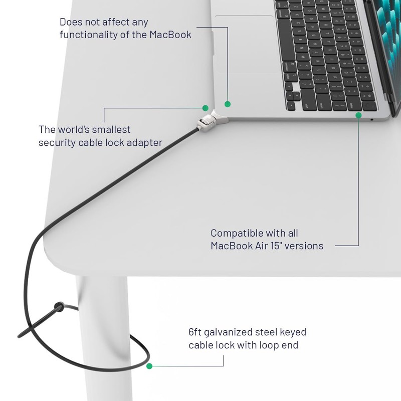 Compulocks - MacBook Air The Ledge Lock - MacBook Air