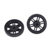 4 Sets Suitcase Repair Wheels with Covers PVC Wheel Casters