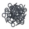 Screw Eyes, 2 Inch Metal Eye Hook, Zinc Plated Self