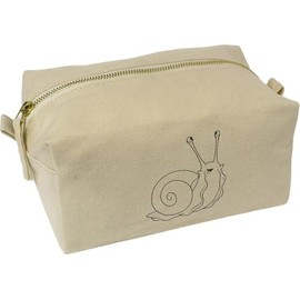 Azeeda 'Glückliche Schnecke' Wasch/Make-up Tasche (CS00042529)
