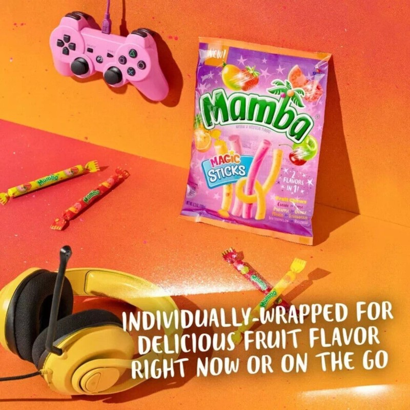 Sticks Mamba Fruit Chews Magic Sticks Chewy Fruity Candy Sticks