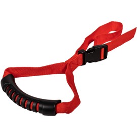 E-cowlboy Auto Cane Grab Handle Adjustable Standing Aid Safety Handle Portable Vehicle Support Grab Bar Nylon Grip Handle Mobility Assist Device (Red)