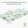 Yukkidds Cot Sheets 120x60 Fitted Cotbed Sheet 2 Pack Baby