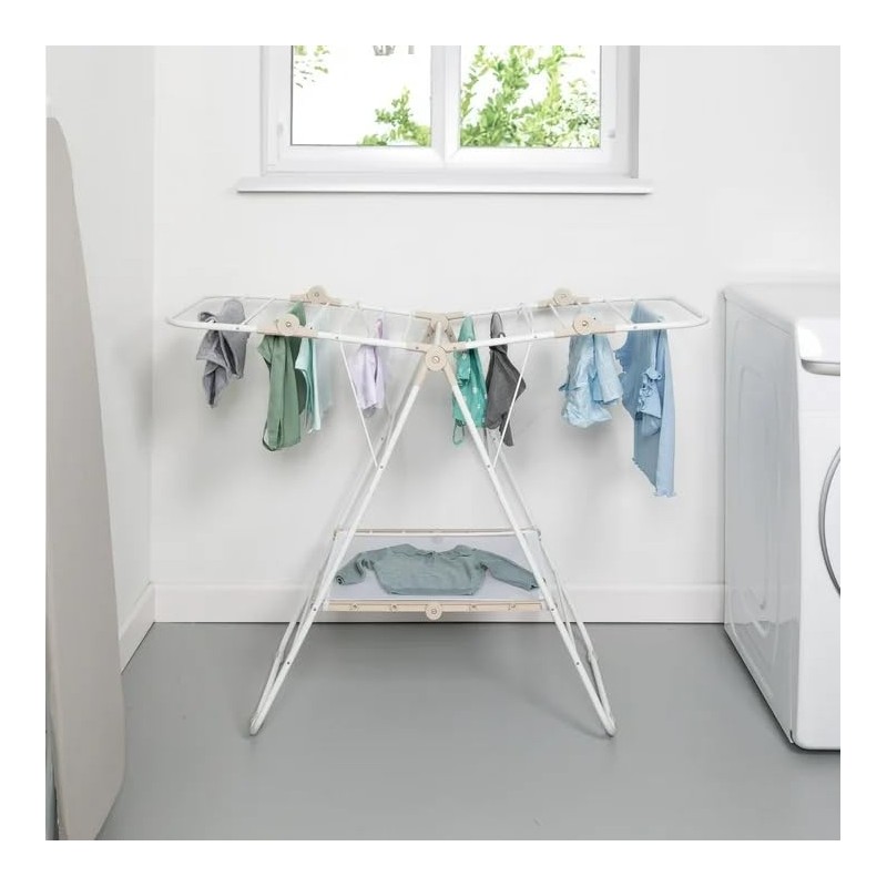 jollylife Mainstays Fold Clothes Drying Rack - Freestanding Steel &