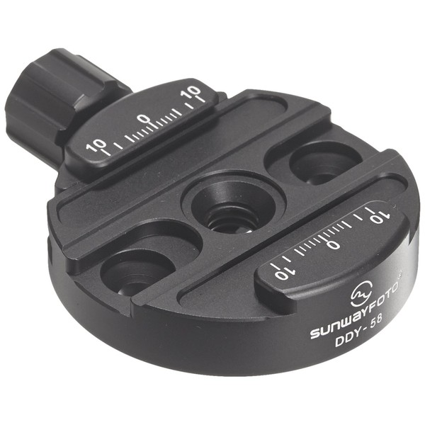 SUNWAYFOTO Discal Clamp DDY-58 DDY58 ARCA Compatible for Ball Head