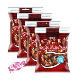 4x Nordthy Colaflaschen Zuckerfrei 80g - auch für Diabetiker