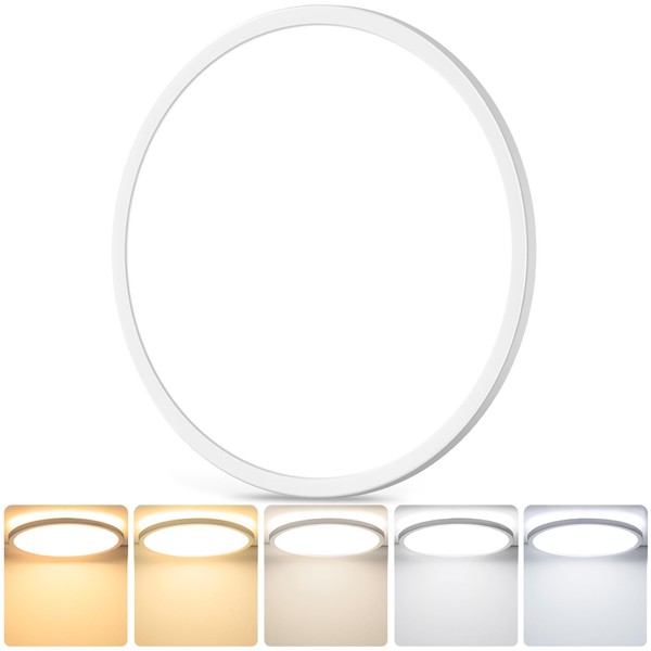 16.5Inch LED Flush Mount Ceiling Light Fixture, 32W LED Ceiling