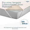 Setex Molton Mattress Protector, natural, 90 x 190 cm