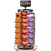 SUOWEEI Chip Rack Display Stand, 5 Tiers 40 Clips Chip