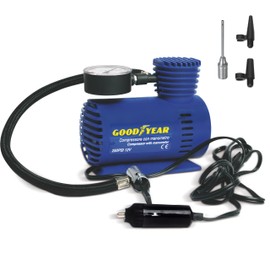 Goodyear 77364 Good Year Compressor with Manometer 12V, Blue