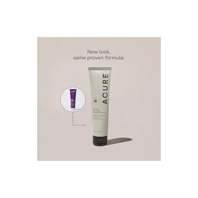 Acure | Mascarilla capilar Bonding de acondicionamiento profundo, tratamiento semanal
