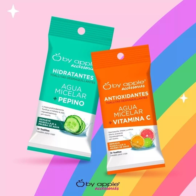 BY APPLE OFERTAS DE BUEN FIN Toallitas Desmaquillantes Agua Micelar