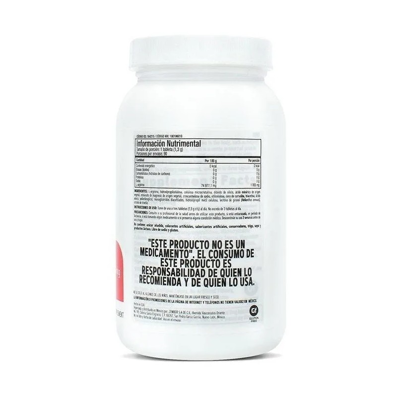 Gnc L-arginina 1000 Mg