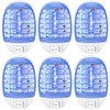 6 Pack Bug Zapper Indoor, Electronic Fly Trap Insect Killer,