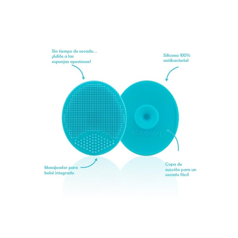 Frida Baby| Cepillo de Baño de Pies a Cabeza| Esponja