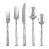 Supreme Housewares 20-Piece Bamboo Shaped Flatware Set, 18/8 Stainless Steel