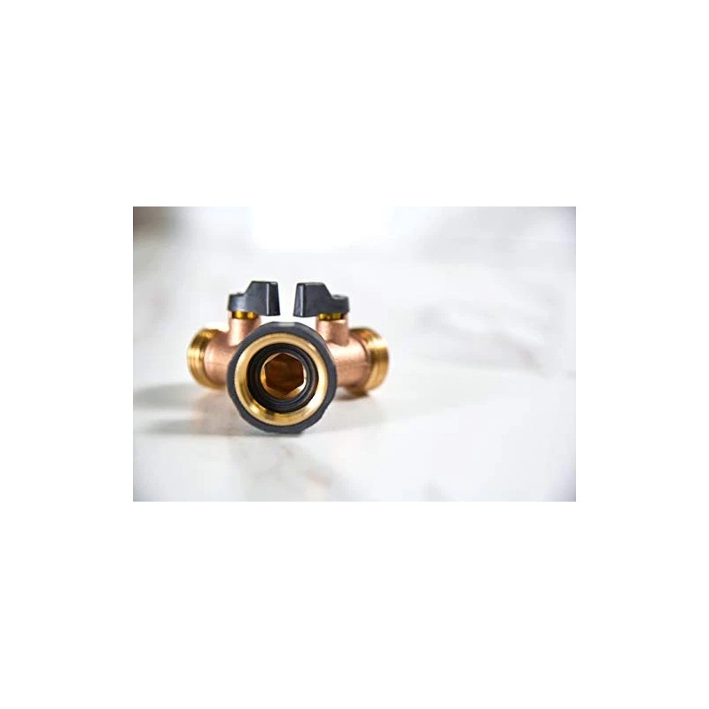 Orbit Brass Garden Hose Splitter Connector Convert One Faucet Into