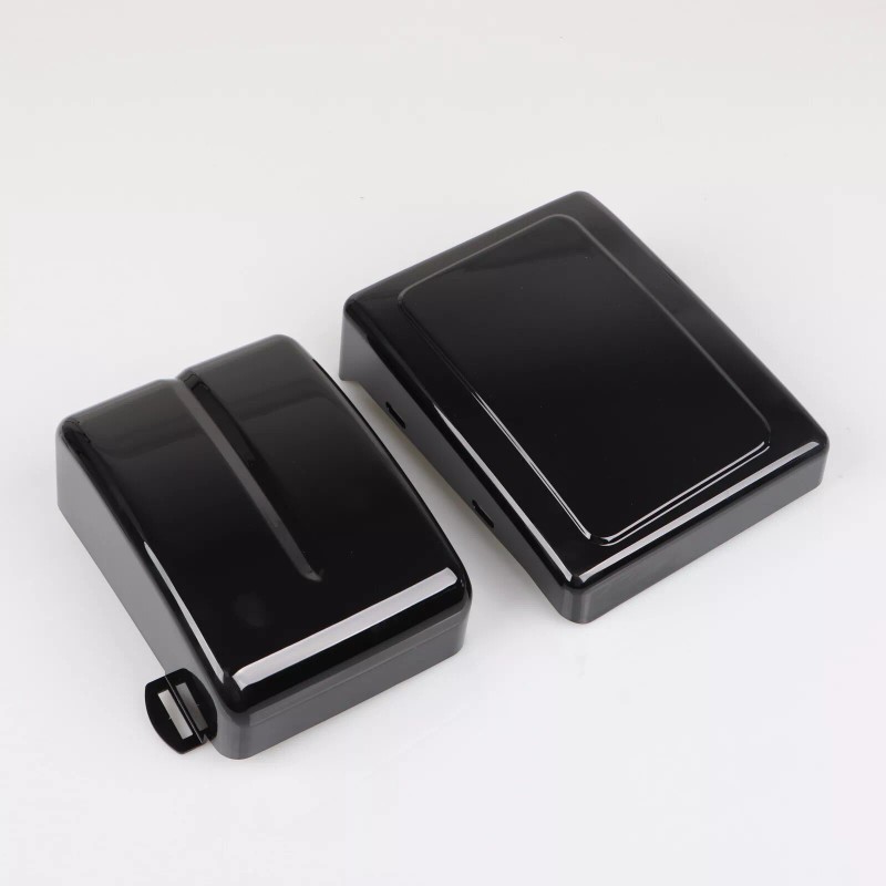 Unbranded L&R Battery Box Side Covers For Harley Dyna Street