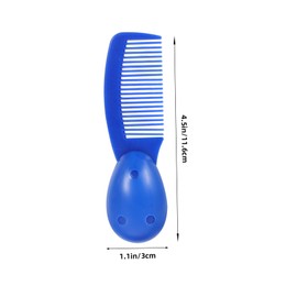 minkissy 3pcs Prison Comb Combs Small Hair Combs Small Combs Prison Short Combs Mini Combs Small Combs Travel Combs Bulk Portable Combs Detangler Combs Prison Use Combs Plastic Blue