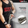 RL Grips® Straps with Wrist Support for Weightlifting and Powerlifting