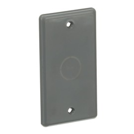 Carlon HB1BL Outlet Box Cover, Blank, 1 Gang, 4.3-Inch Length by 2.38-Inch Width