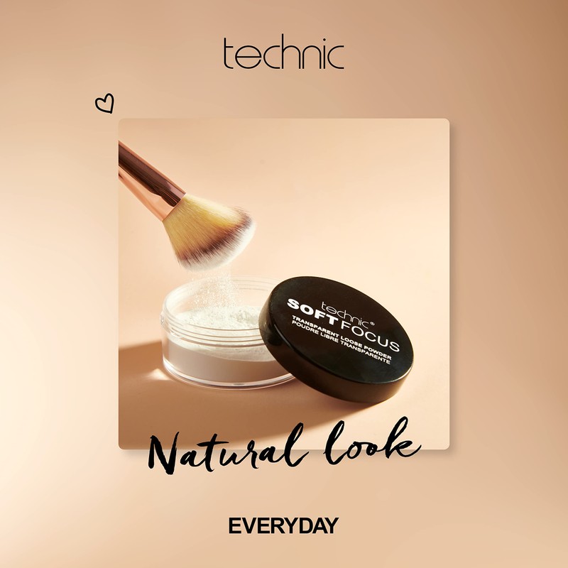 Technic Soft Focus Transparent Loose Powder - Silky & Lightweight