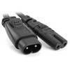 chenyang IEC 60320 C8 Plug to C7 Receptacle Male to