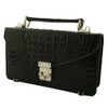United Om UHP-2221 Second Bag, Men's, Cowhide Leather, Crocodile Embossed