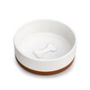 MALACASA Dog Bowls, Ceramic Dog Food and Water Bowls for