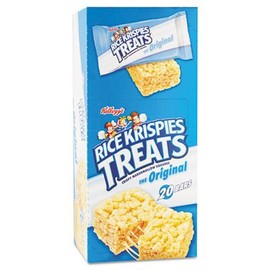 Rice Krispies Treats, Original Marshmallow, 1.3oz Snack Pack, 20/Box, Sold as 1 Box