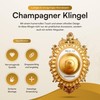 TOPANBIETER 999 Champagne Bell Shine Effect Stylish Luxury Decoration with