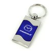 Au-TOMOTIVE GOLD Rectangular Wave Key Ring for Mazda 6 (Blue)