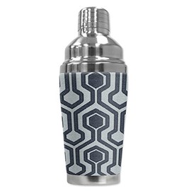 Mugzie brand 16-Ounce Cocktail Shaker with Insulated Wetsuit Cover - Keyhole