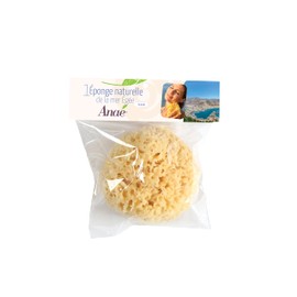 Anaé - Natural Aegean Sea Honeycomb Sponge - Strong and Durable - 100% Natural and Organic - Hypoallergenic - for Babies and Adults - Large Size 12-14cm