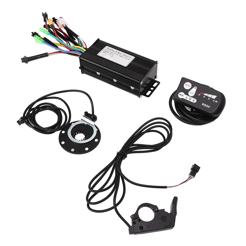 24V 36V 48V Sine Waving Controller Thumb Throttle PAS LED