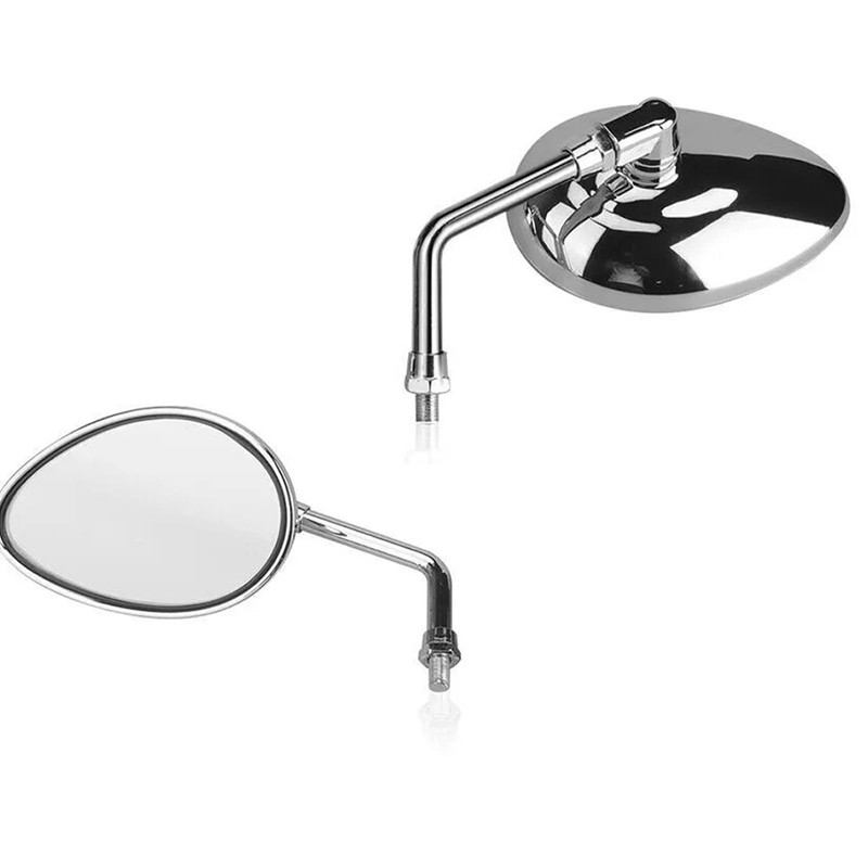 KZMPMT Motorcycle Mirrors M8 Rear View Side Handlebar Mirrors 360