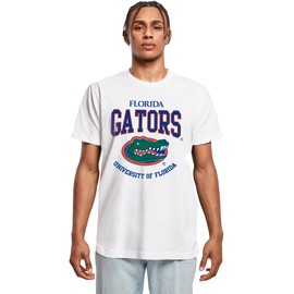 Mister Tee Men's T-Shirt Florida Gators Graphic Print Tee White XL