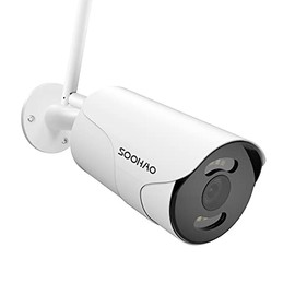 SOOHAO Security Camera Wifi 5 Megapixel Wireless Single Item, 5 Megapixel Wireless Security Camera Set, Two-way Calling, Color Night Vision, Recording, Night Vision, IP66 Waterproof, Dustproof, Remote Monitoring, AI Human Body Detection, Indoor/Outdoor