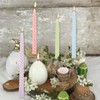 Whaline Whaline 8Pcs 10 Inch Pastel Spiral Taper Candles Easter
