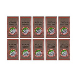 100 ORGAN Flat Shank Ball Point 15X1 HAX1 Home Sewing Machine Needles - Size # 75/11BP