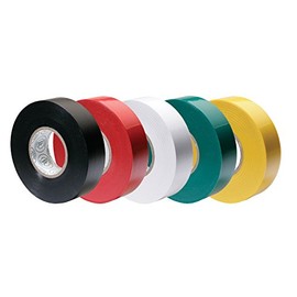 Ancor 339066 Electrical Tape, 1/2" x 20' Assorted