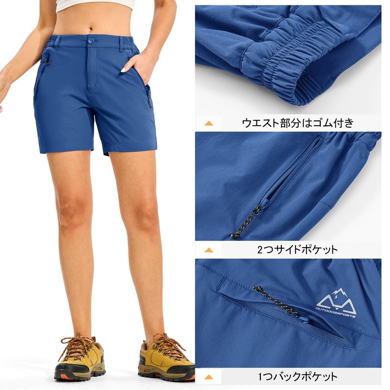 Women's Half Pants, Outdoor Wear, Shorts, Mountain Climbing, Sweat Absorbent,